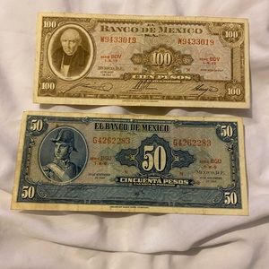 Old México bills